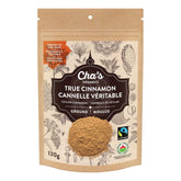 Cannelle de Ceylan Véritable Moulue Biologique Cha's Organics - La Boite à Grains